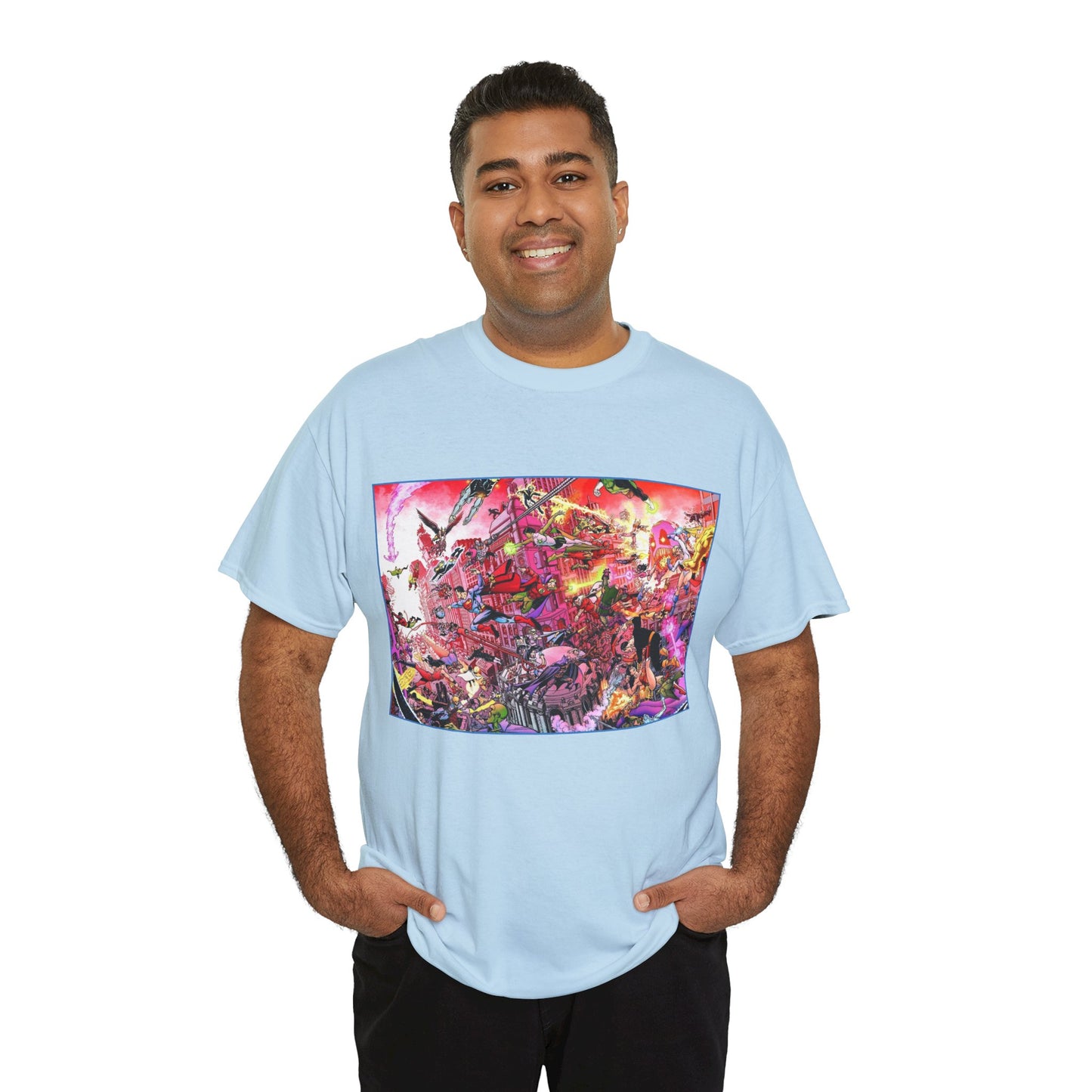 Crisis on Infinite Earths/DC Legends T-Shirt - George Perez Art - DC Comics