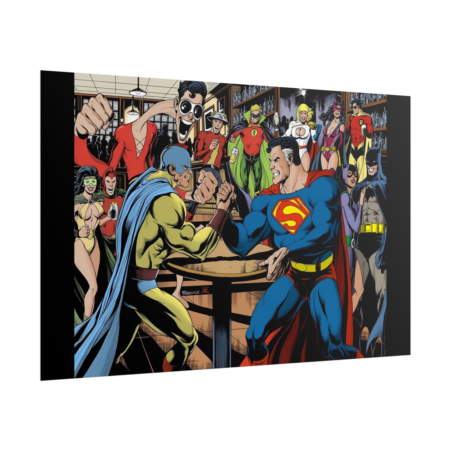 Justice Society of America (JSA) Rolled Poster - Tom Derenick Art - DC Comics - Multiple Sizes Up to 24"x36"