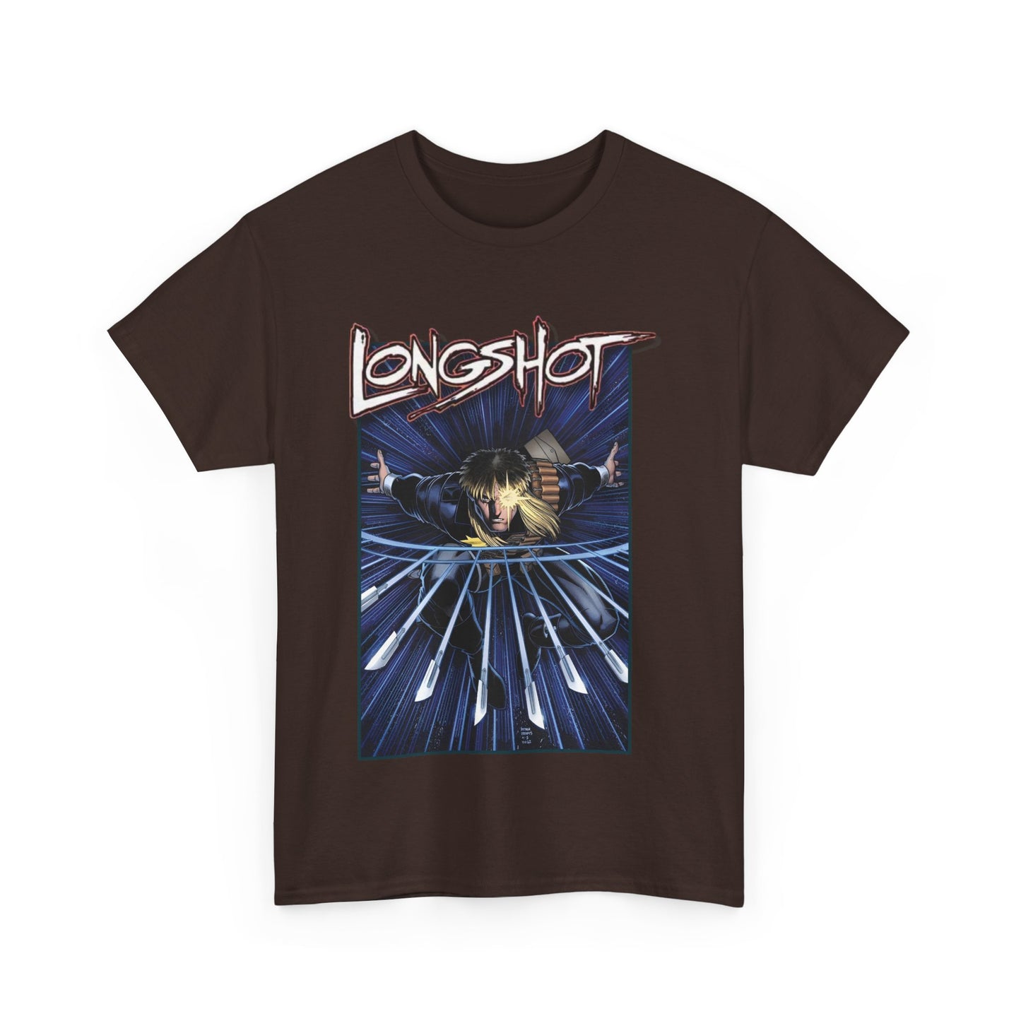 Longshot T-Shirt - Arthur Adams Art - Marvel Comics - Uncanny X-Men - Mojoverse Mutant - Popular 1980s Character