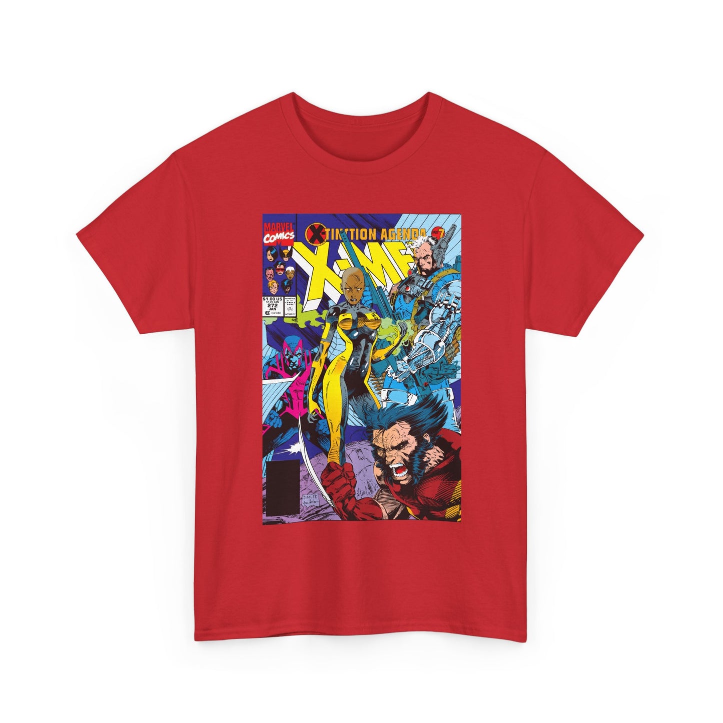 Uncanny X-Men #272 T-Shirt - Jim Lee Art - Marvel Comics