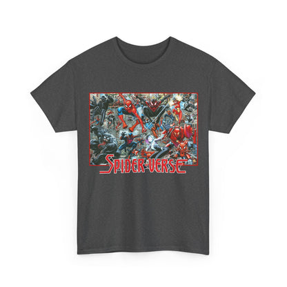 Spider-Verse T-Shirt - Arthur Adams Art - Spider-Man, Venom, Spider-Man 2099, Miles Morales, Spider-Woman - Marvel Comics