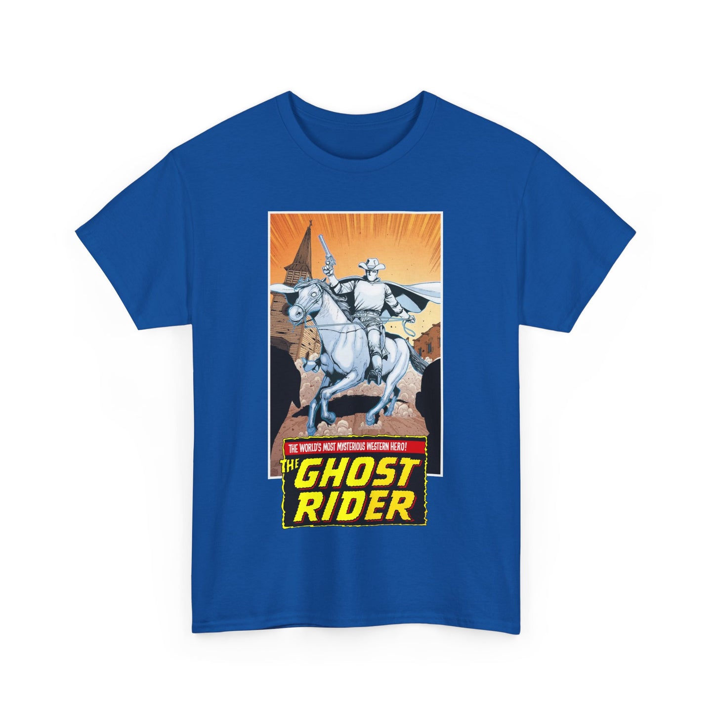 Ghost Rider/Phantom Rider T-Shirt - Carter Slade - Marvel Comics - 1970s Supernatural Western Hero