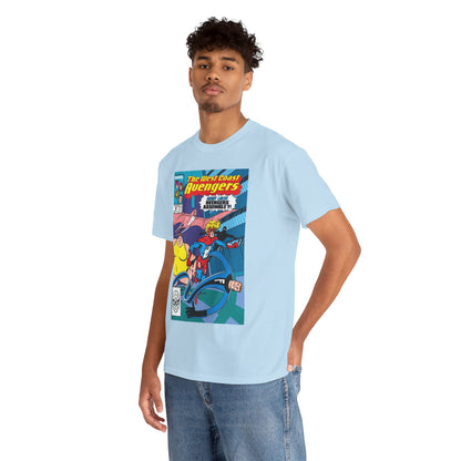West Coast Avengers #46 T-Shirt - John Byrne Art - Great Lakes Avengers Appearance - Marvel Comics