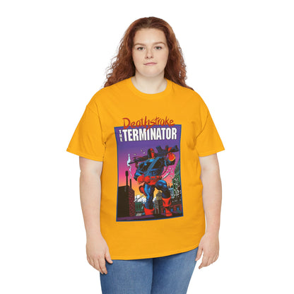 Deathstroke The Terminator T-Shirt - Mike Zeck Art - New Teen Titans Foe & Mercenary - Slade Wilson, Father of Jericho and Ravager - DC Comics - #1 Cover