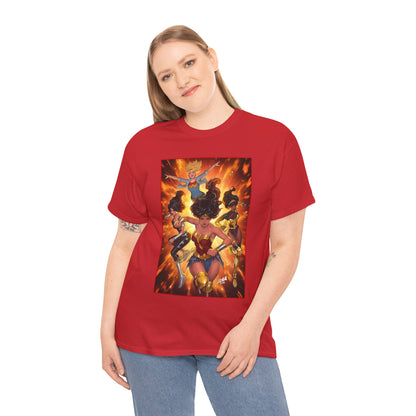 Wonder Woman & the Wonder Girls T-Shirt - David Nakayama Art - Donna Troy, Cassie Sandsmark, Yara Flor - #17 Variant Cover Art - DC Comics
