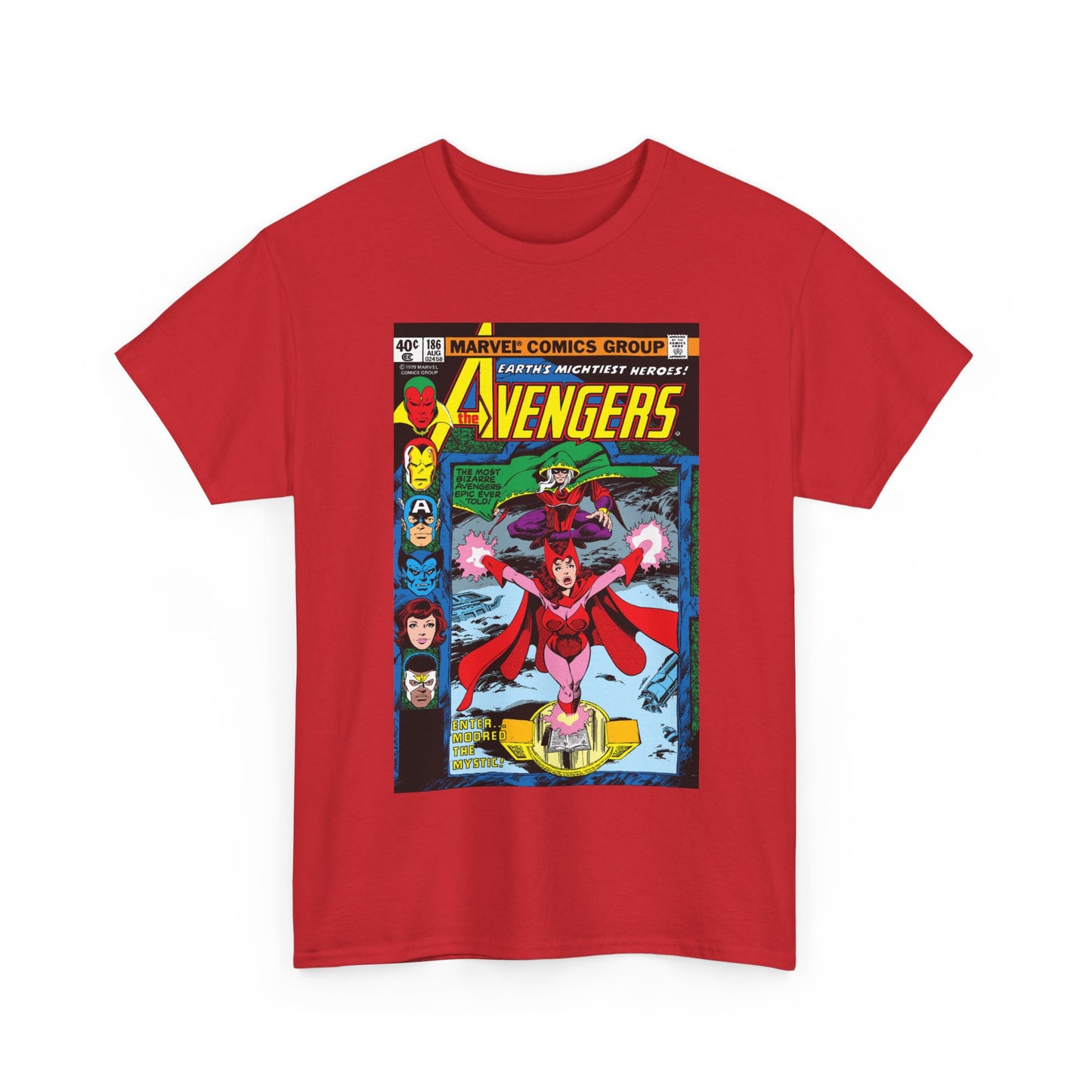 Avengers #186 T-Shirt - John Byrne Art - Scarlet Witch - Marvel Comics
