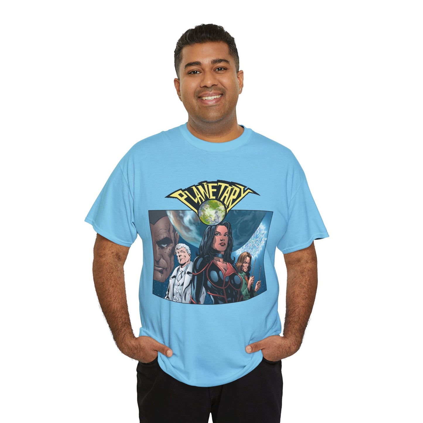 Planetary T-Shirt - Phil Jimenez Art - The Drummer, Jakita Wagner & Elijah Snow - DC Comics/Wildstorm - Ellis Story