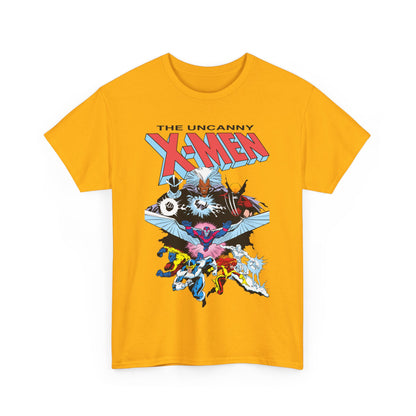 X-Men/X-Factor T-Shirt - Cyclops, Storm, Jean Grey, Iceman, Beast, Wolverine - Marvel Comics - From the Inferno Storyline - Mutant Battle