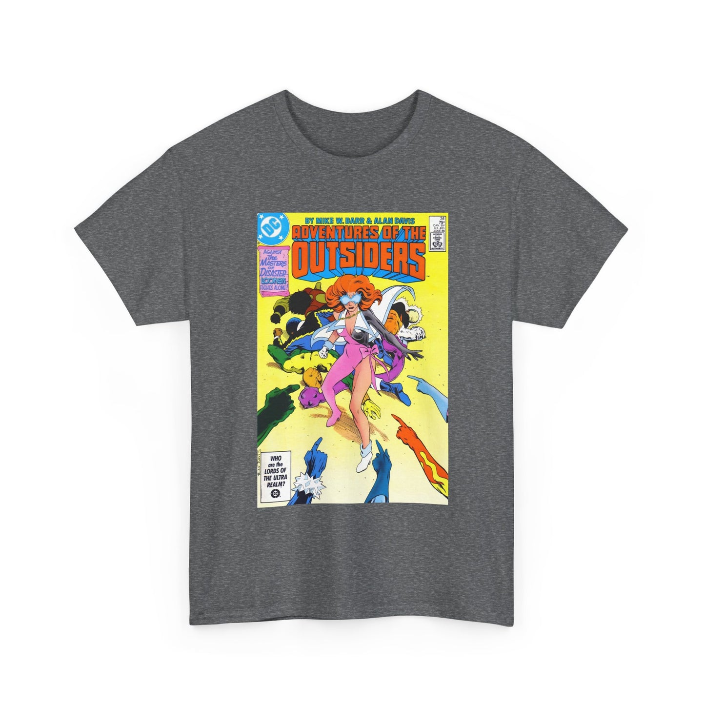 Adventures of the Outsiders #34 T-Shirt - Alan Davis Art - DC Comics