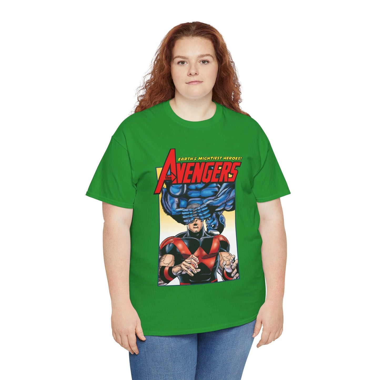 Avengers T-Shirt - George Perez Art - Wonder Man & Beast (Simon Williams & Hank McCoy) - Marvel Comics