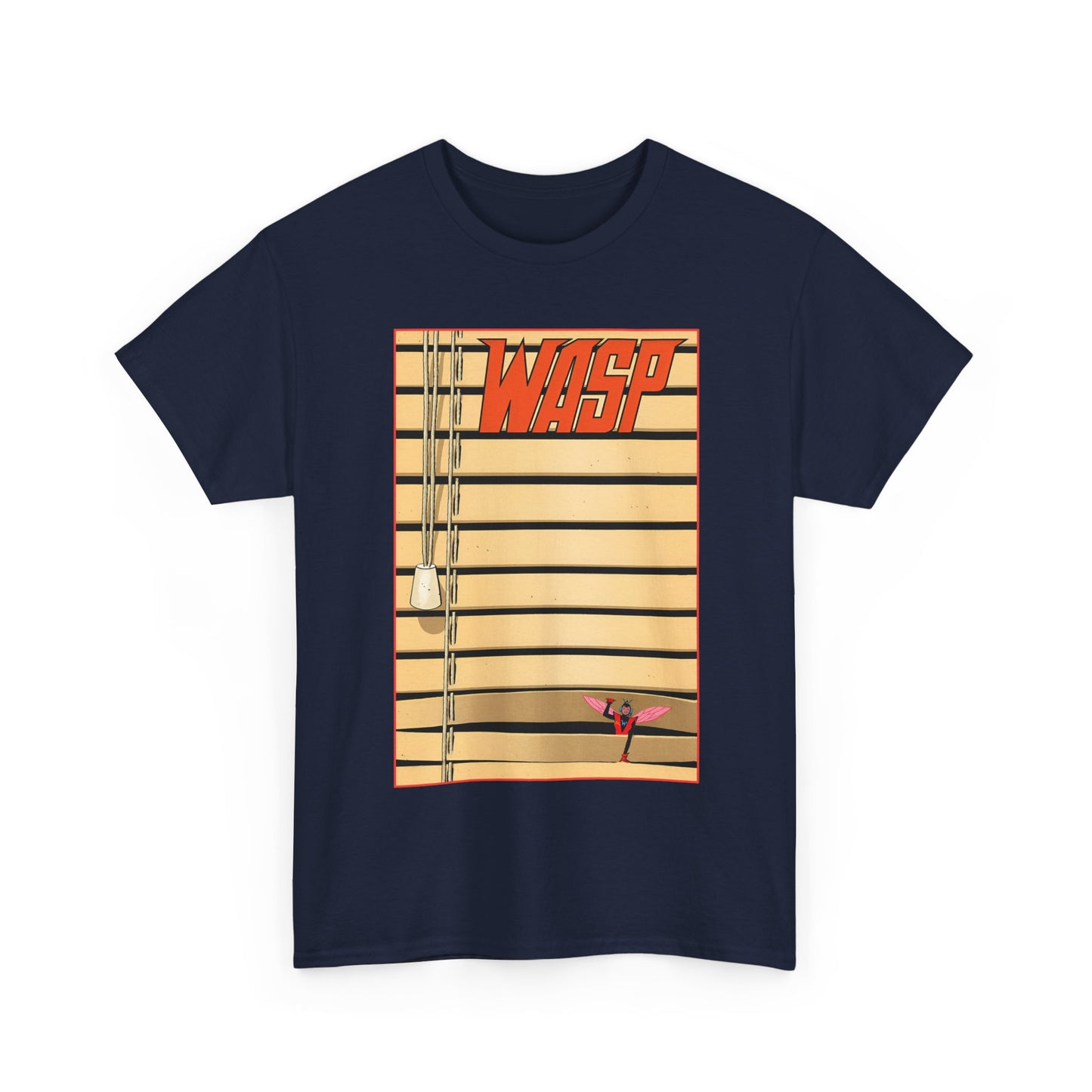Wasp T-Shirt - Tom Reilly "Windowshades" Cover Art - Avengers Founding Member - Marvel Comics