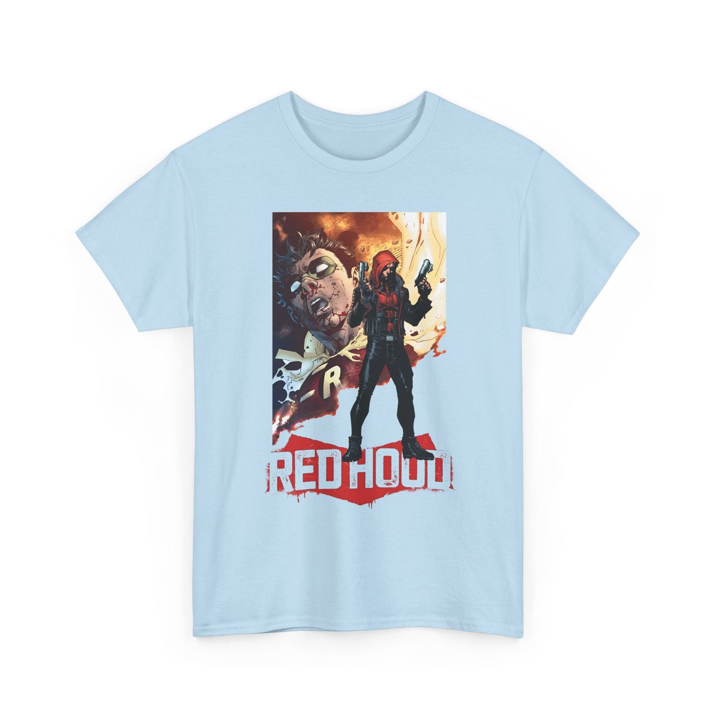 Red Hood T-Shirt - Jim Lee Art - Jason Todd, Batman Sidekick - Gotham Hero - DC Comics