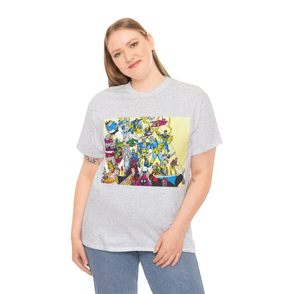Who's Who in the DC Universe T-Shirt - George Perez Art - Black Lightning, Black Orchid - #3 Cover Art - DC Comics