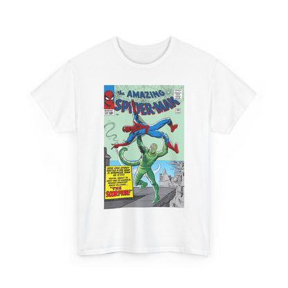 Amazing Spider-Man T-Shirt - Steve Ditko Art - Vs The Scorpion - Marvel Comics