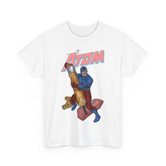 Atom T-Shirt - John Byrne Art - Ray Palmer, Justice League Member - Professor at Ivy University - DC Comics