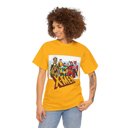 X-Men T-Shirt - Arthur Adams Art - Cyclops, Nightcrawler, Storm, Wolverine, Thunderbird, Sunfire, Banshee - Marvel Comics