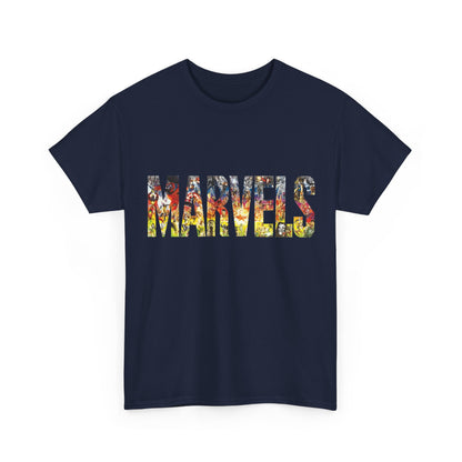 Marvels T-Shirt - Alex Ross Art from the popular Kurt Busiek Story - Spider-Man, Fantastic Four, X-Men, Hulk, Captain America, Thor, Iron Man - Marvel Comics