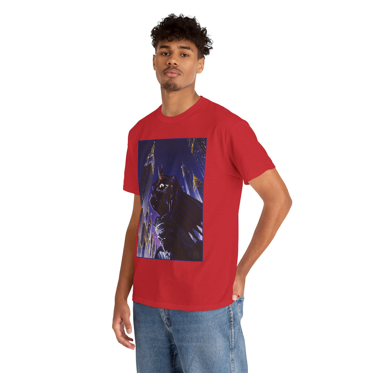 Batman T-Shirt -  Animated Series Art - Gotham City Gargoyle - DC Comics