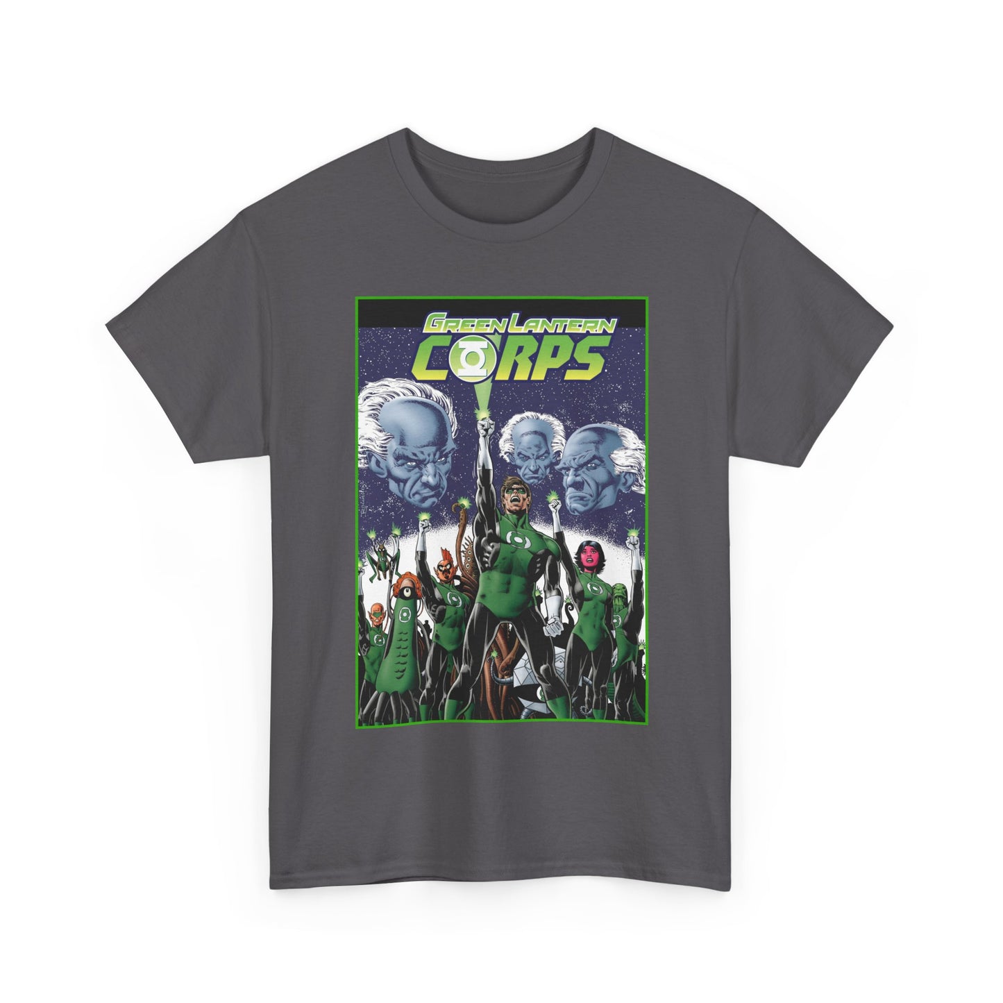 Green Lantern Corps T-Shirt - Hal Jordan, Guardians, Tomar Re, Oa - DC Comics