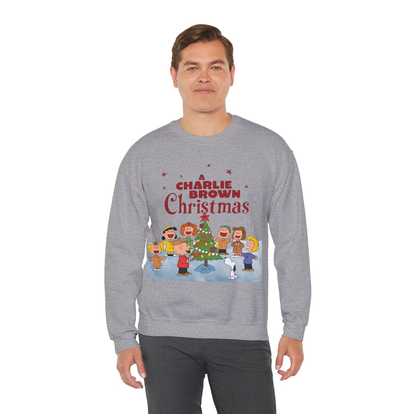 A Charlie Brown Christmas Crewneck Sweatshirt - Snoopy, Lucy, Linus, Sally, Schroeder
