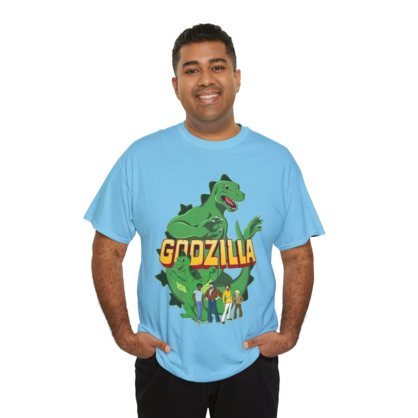 Godzilla T-Shirt - Popular 1970s Hanna-Barbera Cartoon - Godzooky - Retro 70s Animation - Toho - King of the Monsters