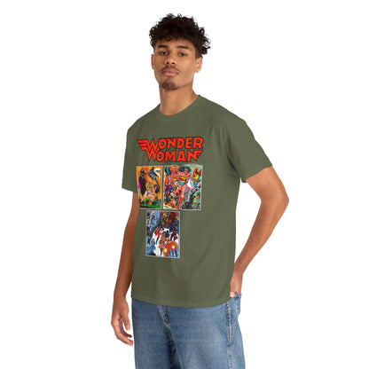 Wonder Woman T-Shirt - Ross Andru & Dick Giordano Art - Judgment in Infinity Story - Zatanna, Supergirl, Huntress, Power Girl, Raven, Wonder Girl, Starfire - DC Comics