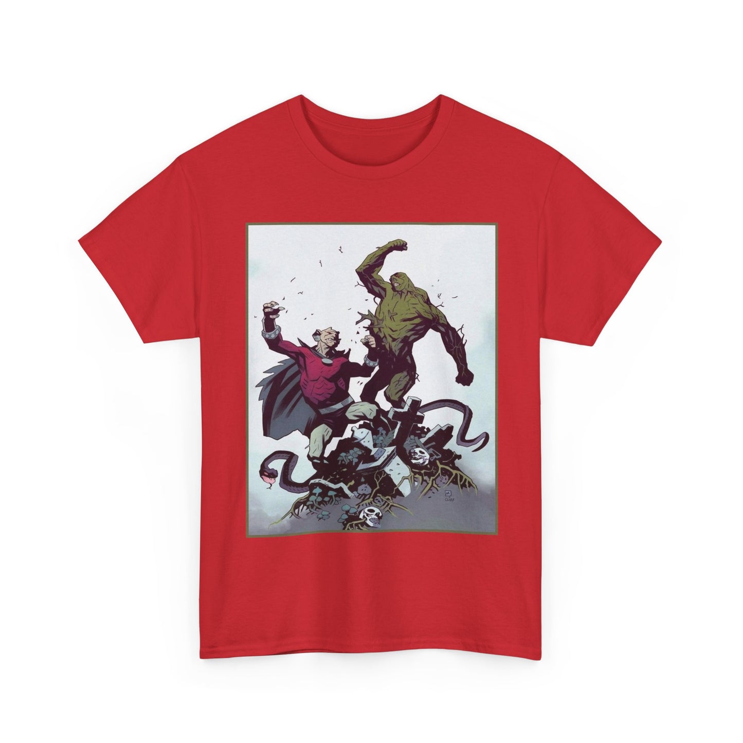 Swamp Thing & Etrigan the Demon T-Shirt - Mike Mignola Art - DC Comics
