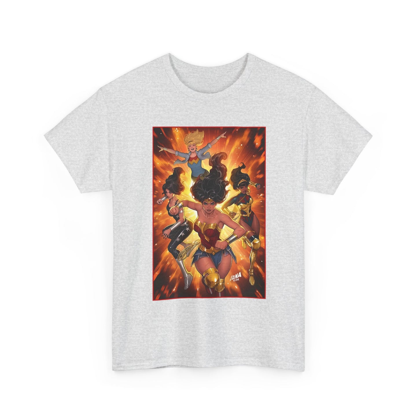 Wonder Woman & the Wonder Girls T-Shirt - David Nakayama Art - Donna Troy, Cassie Sandsmark, Yara Flor - #17 Variant Cover Art - DC Comics