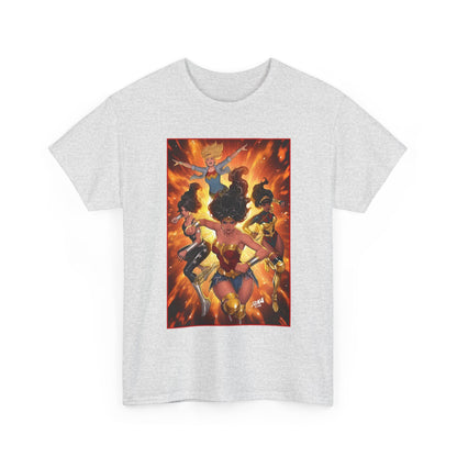 Wonder Woman & the Wonder Girls T-Shirt - David Nakayama Art - Donna Troy, Cassie Sandsmark, Yara Flor - #17 Variant Cover Art - DC Comics