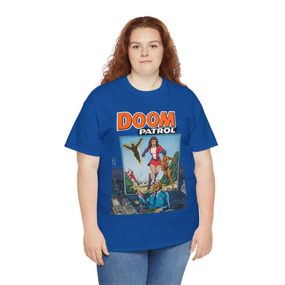 Doom Patrol T-Shirt - George Perez Art - Elasti-Girl, Robotman, Negative Man, The Chief - DC Comics Digest Cover Art