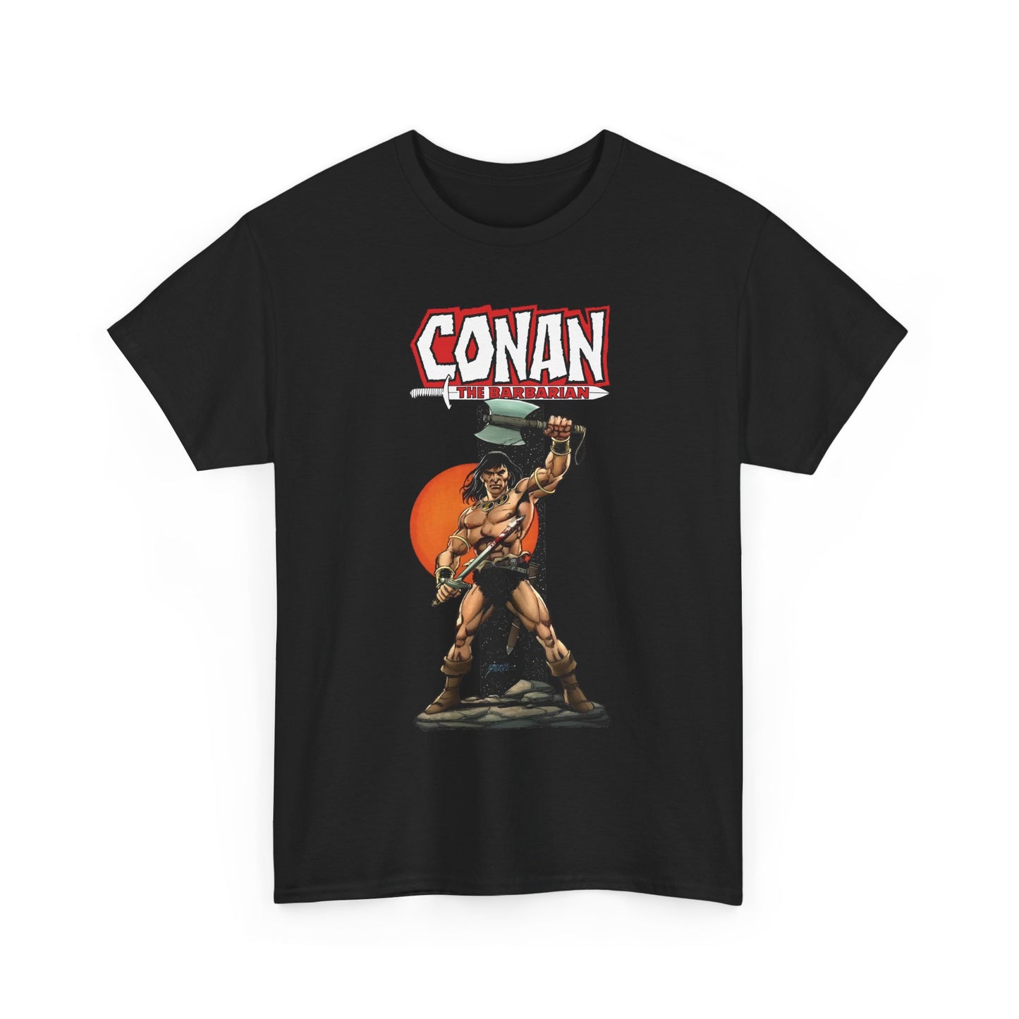 Conan the Barbarian T-Shirt - George Perez Art - Marvel Comics