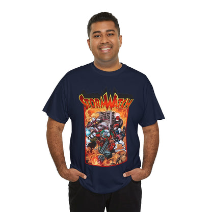 Stormwatch T-Shirt - Jim Lee Art - Battalion, Fuji, Hellstrike - Image/Wildstorm/DC Comics