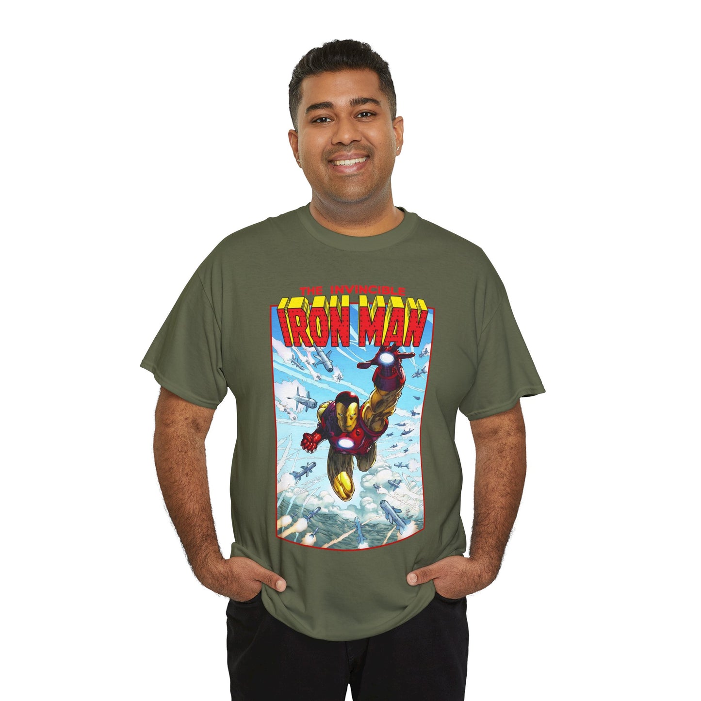 Iron Man T-Shirt - Marc Silvestri Art - Tony Stark Armor - Avengers Member & Leader - Marvel Comics
