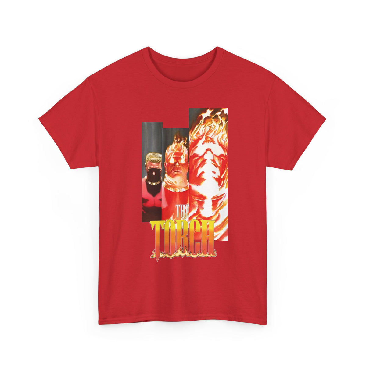 The Torch T-Shirt - Alex Ross Art - Jim Hammond - Golden Age Member of the Invaders - Marvel Comics