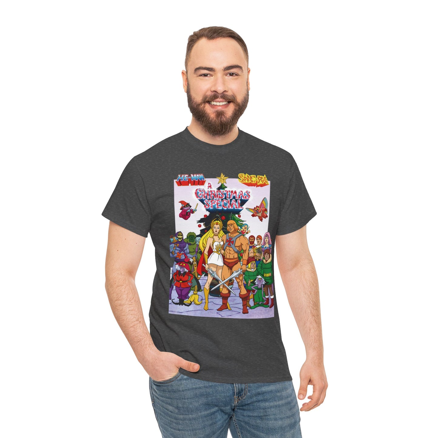 He-Man & She-Ra: A Christmas Special T-Shirt - Masters of the Universe, Princess of Power - Skeletor, Fisto, Orko, Kowl, Madame Razz - Filmation
