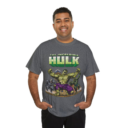 Incredible Hulk T-Shirt - Classic John Byrne Art - Rhino, Abomination - Marvel Comics - Bruce Banner