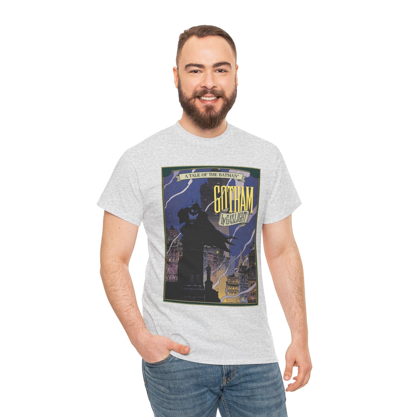 Batman: Gotham by Gaslight T-Shirt - Mike Mignola Art - 19th Century Jack the Ripper Story - Elseworlds - DC Comics
