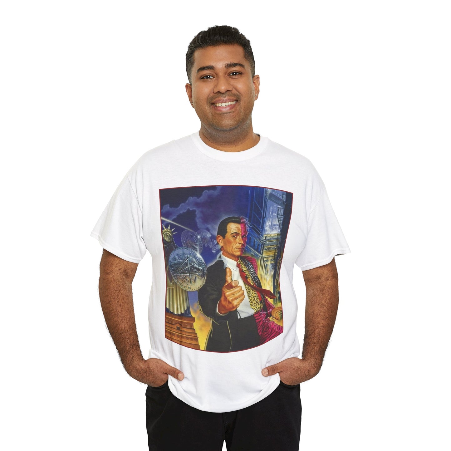 Two-Face T-Shirt - 90s Batman Movie Art - DC Comics