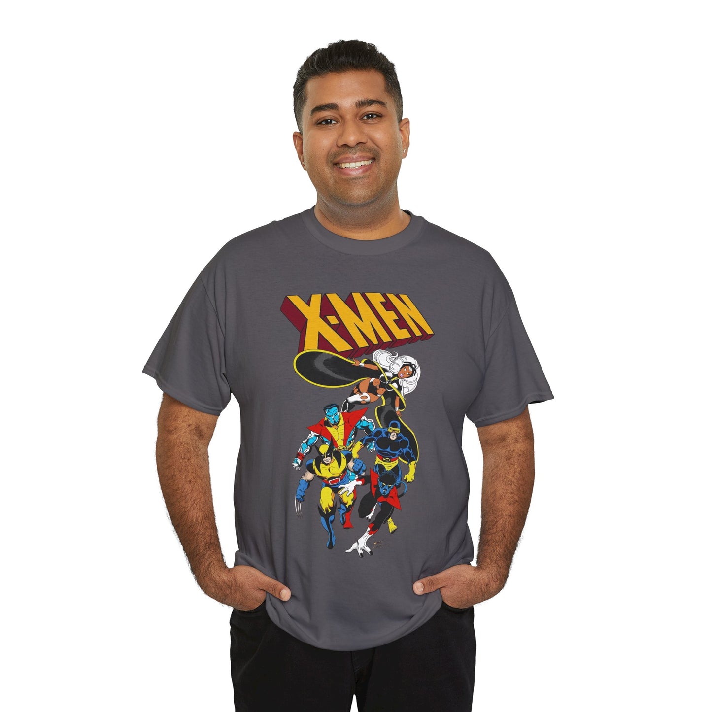X-Men T-Shirt - John Byrne Art - Wolverine, Storm, Cyclops, Colossus, Nightcrawler - Marvel Comics Mutants