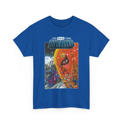 New Teen Titans T-Shirt - George Perez Art - Judas Contract - Deathstroke, Nightwing, Terra, Jericho, Raven, Cyborg, Wonder Girl - DC Comics