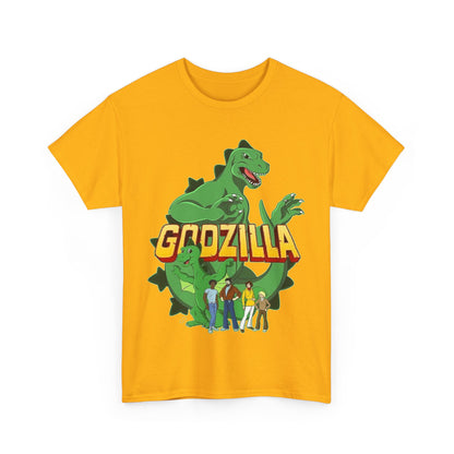 Godzilla T-Shirt - Popular 1970s Hanna-Barbera Cartoon - Godzooky - Retro 70s Animation - Toho - King of the Monsters