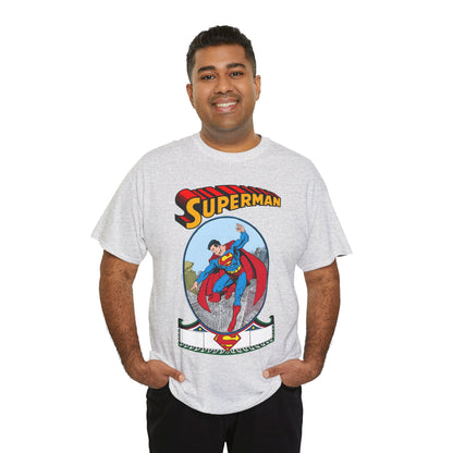 Superman T-Shirt - George Perez Art - #1 Homage Cover - Metropolis, Man of Steel, Daily Planet, Clark Kent - DC Comics