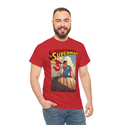 Superman & Krypto T-Shirt - 2025 Movie - Superdog from Krypton - Man of Steel, Smallville - DC Comics