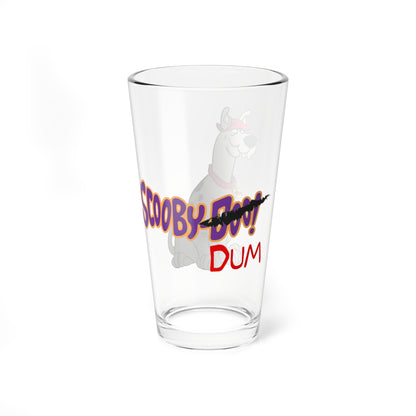 Scooby Dum Pint Glass, 16oz - Scooby Doo Cousin - Hanna-Barbera Cartoon TV 1970s & 1980s - Mystery, Inc - Beloved Animation Character