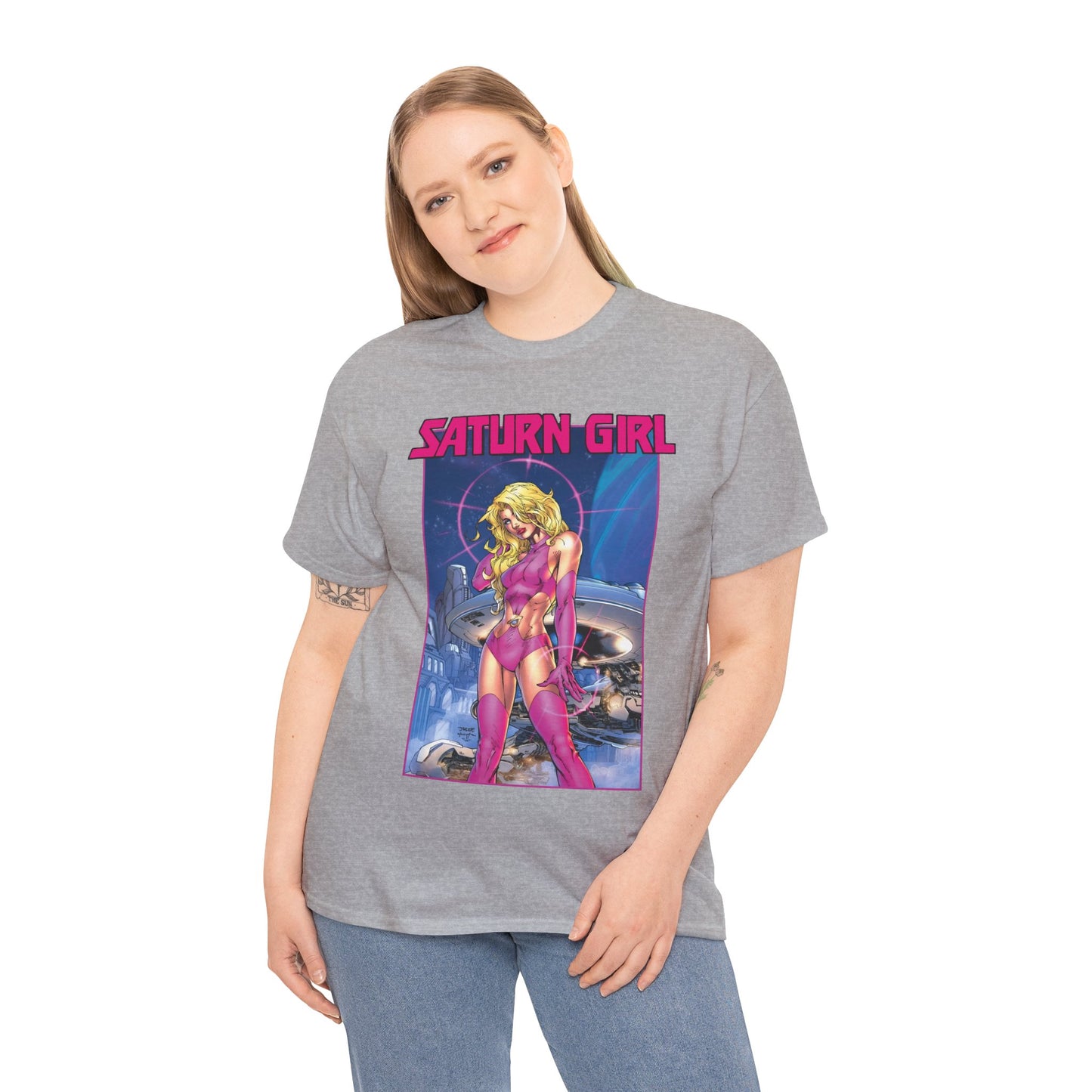 Saturn Girl T-Shirt - Jim Lee Art - Legion of Super-Heroes Founding Member - DC Comics