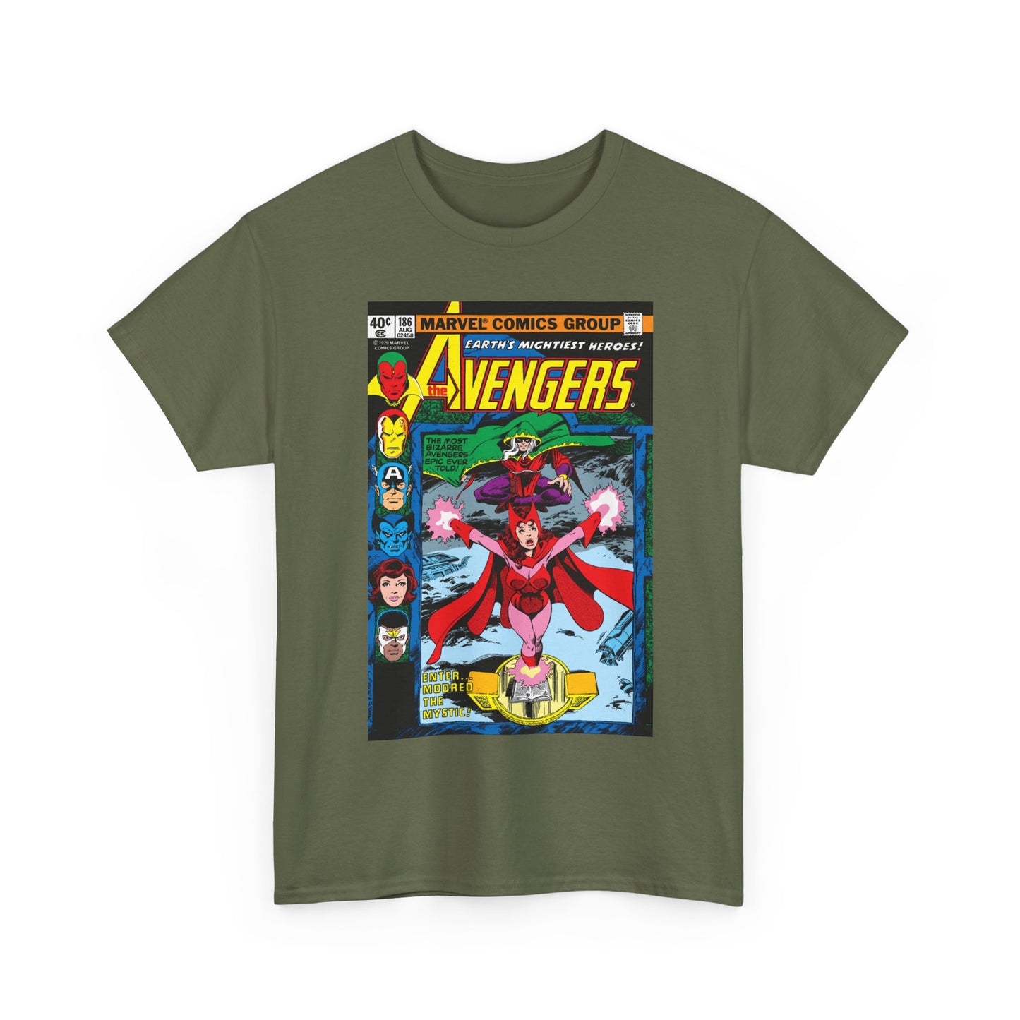 Avengers #186 T-Shirt - John Byrne Art - Scarlet Witch - Marvel Comics