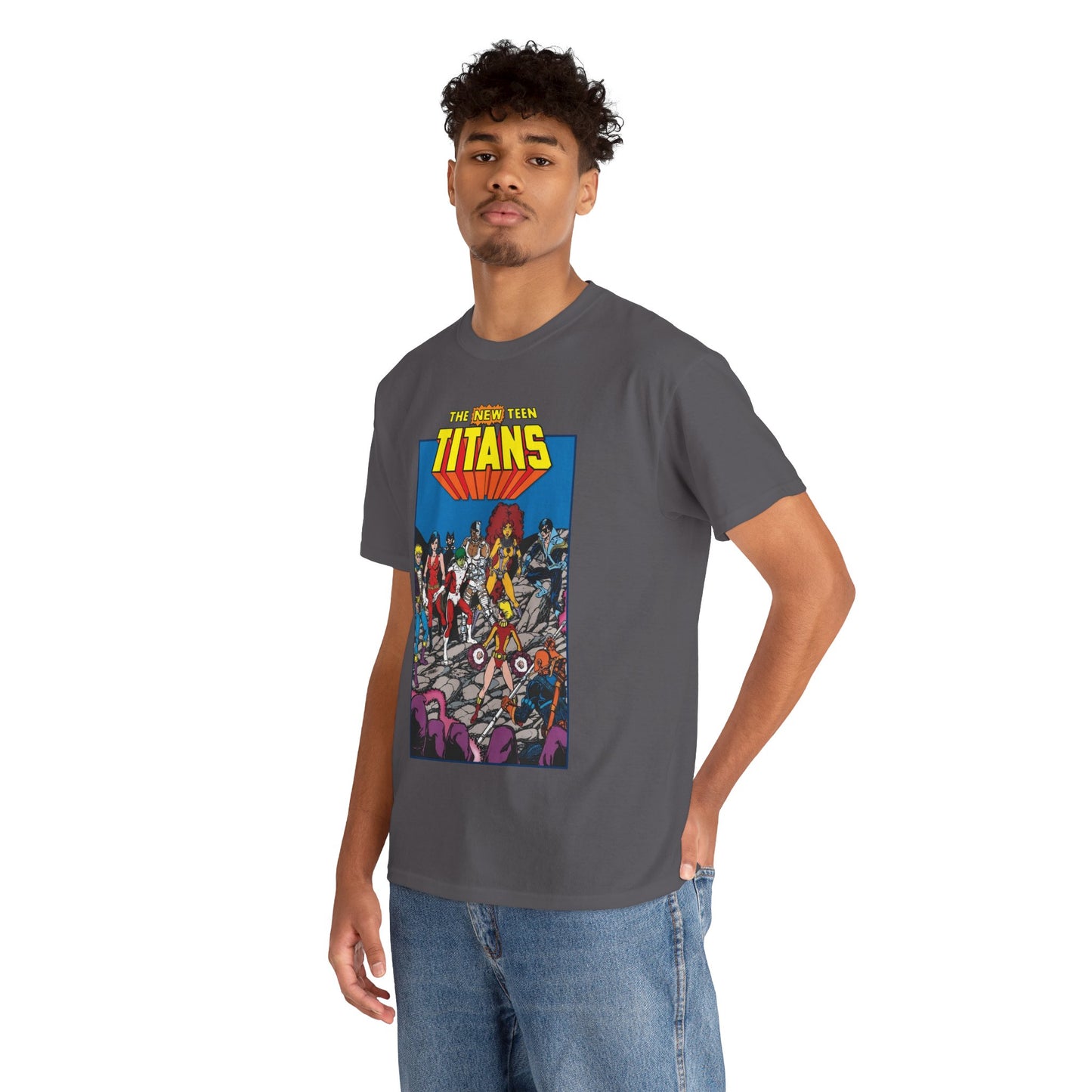 New Teen Titans T-Shirt - George Perez Art - Judas Contract - Tales of the Teen Titans Annual #3 Cover Art - DC Comics