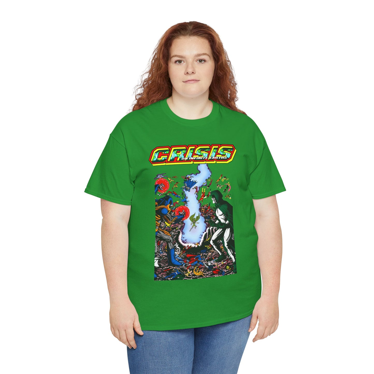 Crisis on Infinite Earths T-Shirt - George Perez Art - #10 Cover - Spectre Vs Anti-Monitor - DC Comics