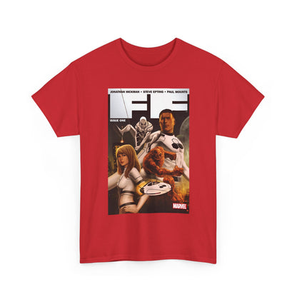 FF #1 T-Shirt - Steve Epting Art - Fantastic Four/Future Foundation - Spider-Man, Mr. Fantastic, Invisible Woman, The Thing - Marvel Comics