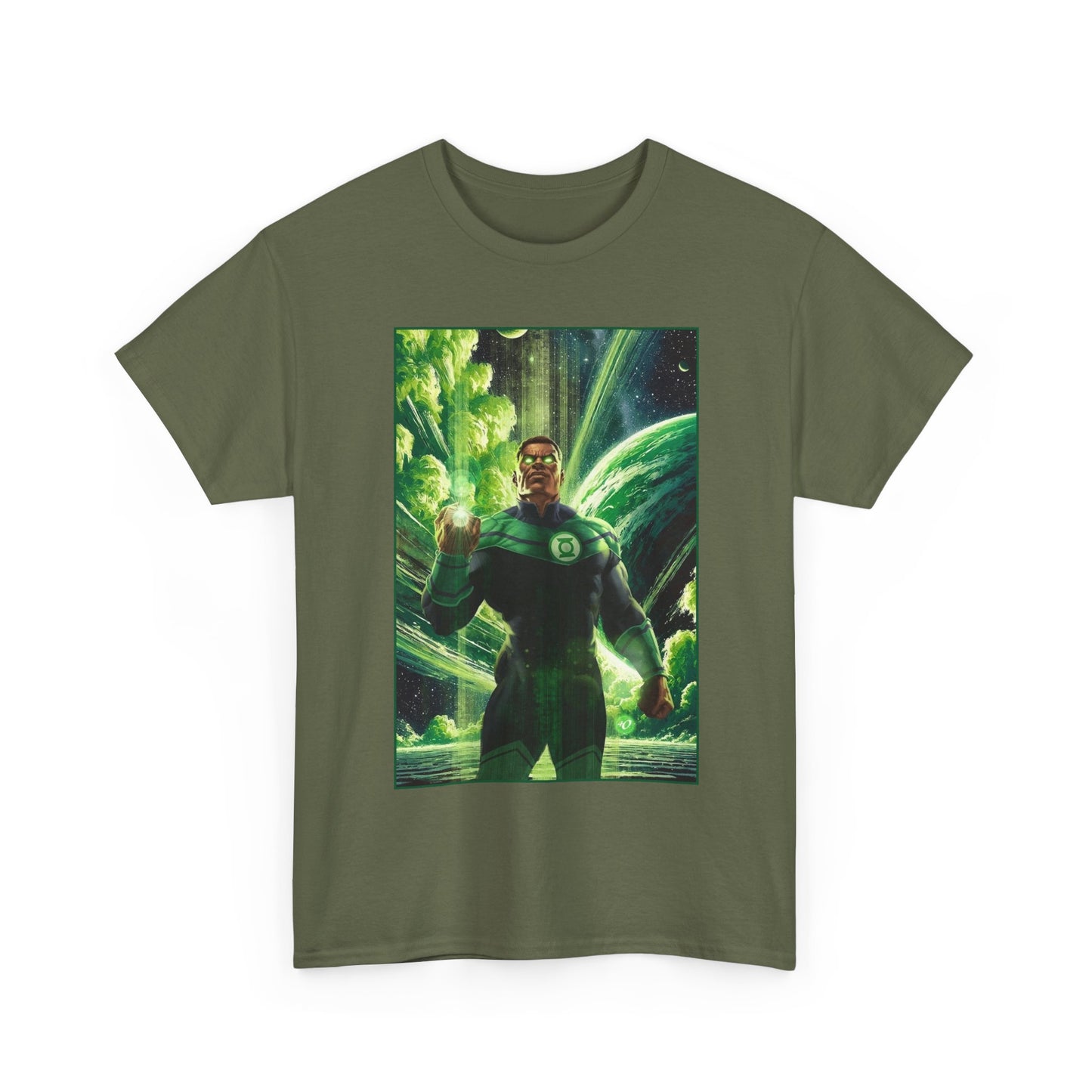 Green Lantern T-Shirt - Ariel Olivetti Art - John Stewart - DC Comics